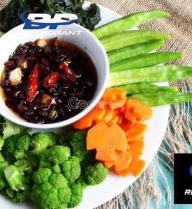 Rau luộc thập cẩm +  kho quẹt