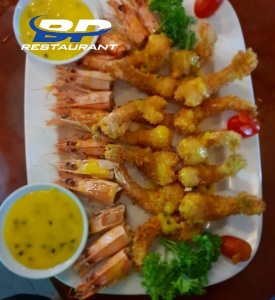 Tôm Sú xốt chanh dây