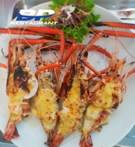 Tôm càng xanh đút lò phômai 