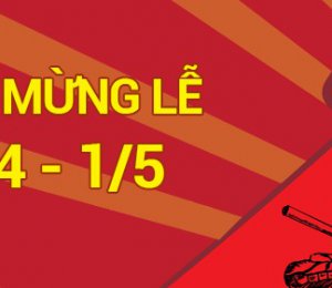                                  KHUYẾN MÃI TƯNG BỪNG - MỪNG ĐẠI LỄ 30/4 VÀ 1/5                            
