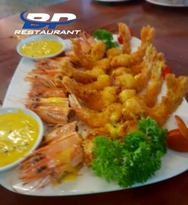 Tôm sú sốt chanh dây 