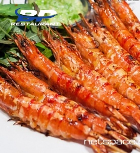 Tôm sú nướng muối ớt 